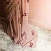 Pastel Peach shaded Georgette sarees