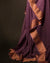 Majestic Magenta Magenta Kota Cotton Zari Plain Saree, Bottom side close up