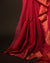 Pink Petal Pink Kota Cotton Zari Plain Saree, Bottom side close up