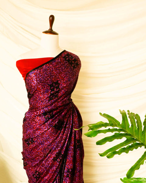 Pure Handloom Multi-Coloured Gaji Silk Saree