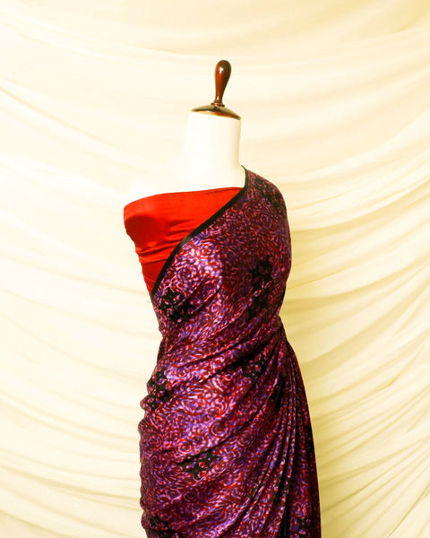 Pure Handloom Multi-Coloured Gaji Silk Saree