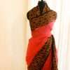 Pure Handloom Peach Linen Saree