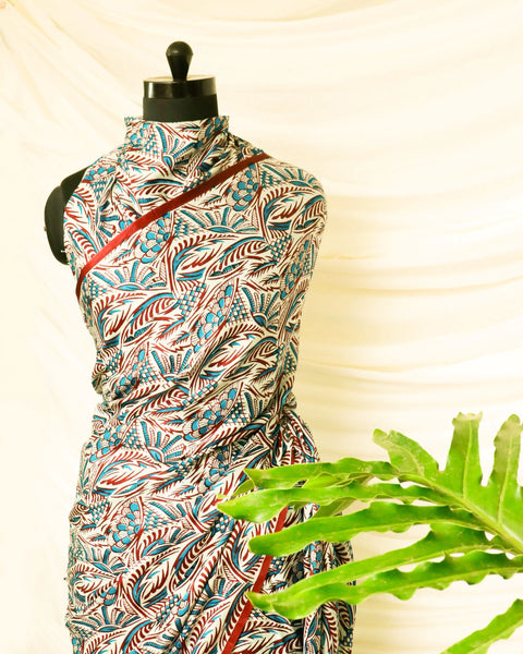 Pure Handloom Sandal Gaji Silk Saree