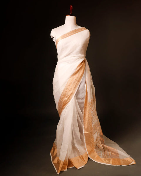 Kerala Cotton Elegance Traditional Saree