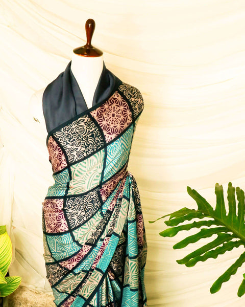 Pure Handloom Gray Modal Silk Saree